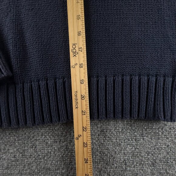 Polo Ralph Lauren Flag Sweater Navy Blue USA Stars Stripes Small Knit Pullover - Picture 5 of 16